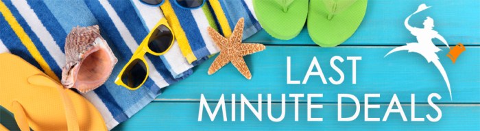 Minute last deals travel banner bets